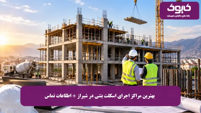 بهترین مراکز اجرای اسکلت بتنی در شیراز | آپدیت ۱۴۰۵