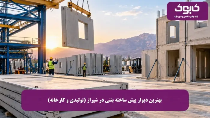 بهترین دیوار پیش ساخته بتنی در شیراز | معرفی ۵ تولیدی